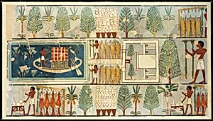 Funeral Ritual in a Garden, Tomb of Minnakht by Charles K. Wilkinson