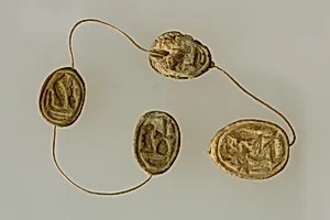 Group of Four Scarabs