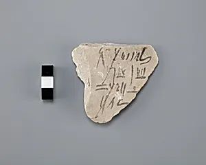 Hieratic ostracon