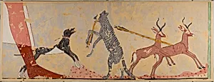 Hunting Scene, Tomb of Ineni by Nina de Garis Davies