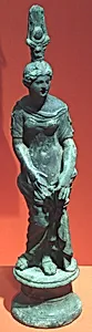 Isis-Aphrodite clasping a garment rolled about her hips