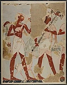 Men Bringing Offerings, Tomb of Qenamun by Charles K. Wilkinson