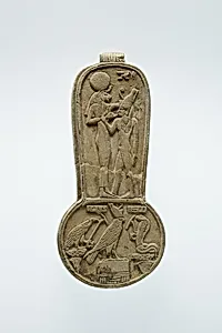 Menat of Taharqo: the King Being Nursed by the Lion-Headed Goddess Bastet