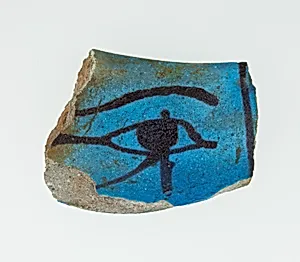 Model Throw stick fragment, eye