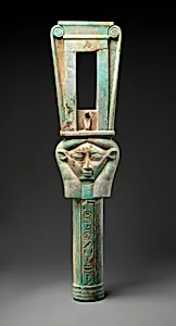 Naos sistrum with the name of Apries