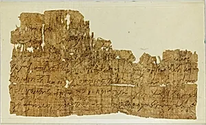 Papyrus fragment