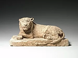 Reclining lion