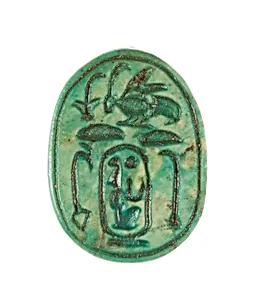 Scarab Inscribed King of Upper and Lower Egypt Maatkare, Having Dominion