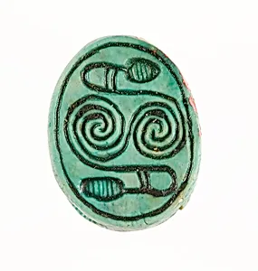Scarab Inscribed with a Geometric Pattern
