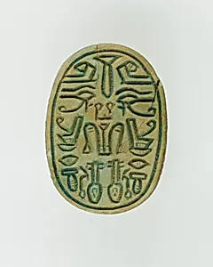 Scarab Inscribed with Hieroglyphs