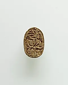 Scarab of "the King's Eldest Son Nehesy"