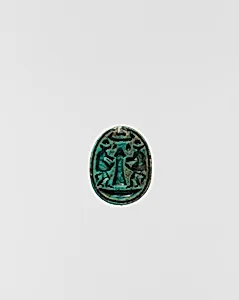 Scarab with Baboons of Thoth Adoring Amun