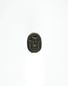 Scarab with Papyrus and Beetle