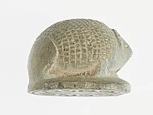 Seal amulet in the shape of hedgehog