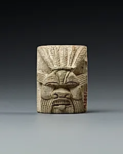 Seal with head of Bes on the back, crocodile and Bes on the base