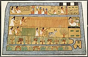 Sennedjem and Iineferti in the Fields of Iaru