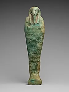 Shabti of the Treasurer of Lower Egypt Pa-abumeh, called Psamtik-seneb