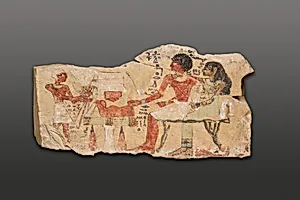Stela of Intef and his wife, Dedetamun