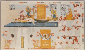The Barque of Amun Arriving at the West Bank of Thebes