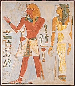 Thutmose I and His Mother Seniseneb