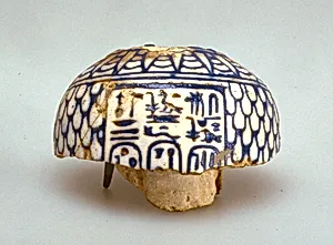 Vase fragment with the names of Amenhotep III, Tiye, and Hennetaneb