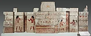 West wall of the chapel of Nikauhor and Sekhemhathor by Unknown Artist