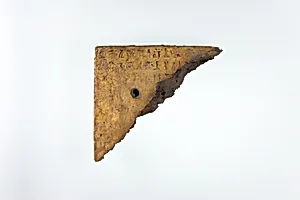 Writing board fragment with Sokar formula for the benefit of Itaseneb