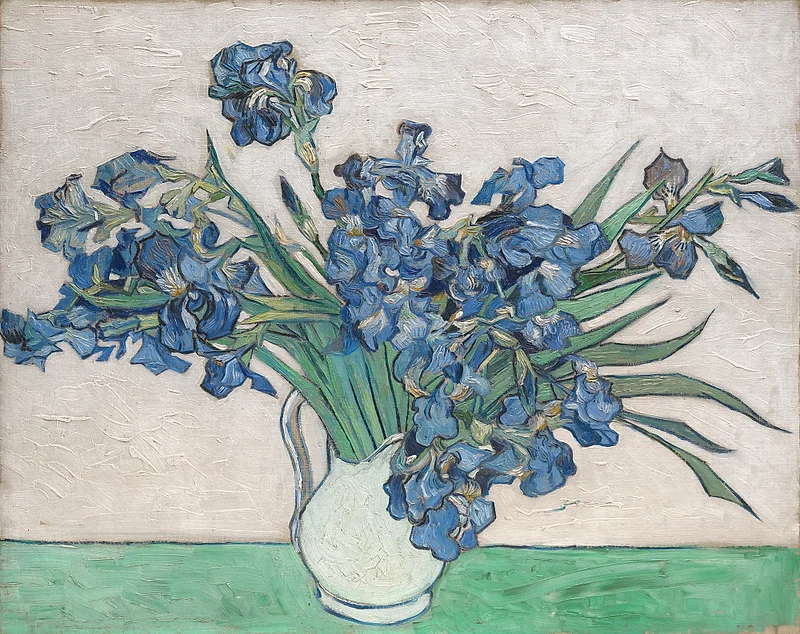 Irises (1890) by Vincent van Gogh Post-Impressionism — Irises (1890) by Vincent van Gogh