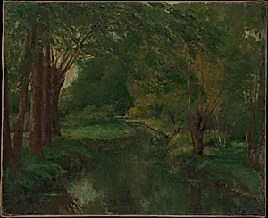 A Brook in a Clearing (possibly "Brook, Valley of Fontcouverte; Study")