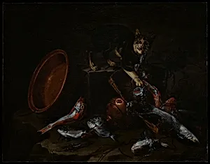 A Cat Stealing Fish
