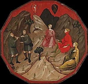 A Contest between the Shepherds Alcesto and Acaten