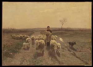 A Shepherdess and Her Flock