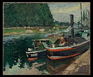 Barges at Pontoise