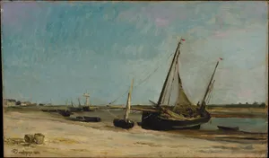 Boats on the Seacoast at Étaples