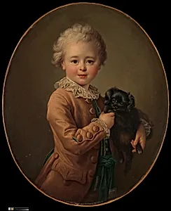 Boy with a Black Spaniel