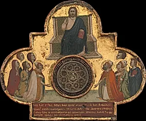 Christ Enthroned with Saints