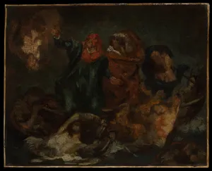 Copy after Delacroix's "Bark of Dante"