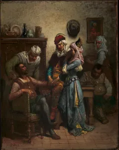 Don Quixote and Sancho Panza Entertained by Basil and Quiteria