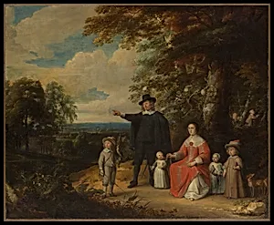 Family Group in a Landscape