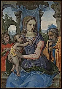 Holy Family with an Angel