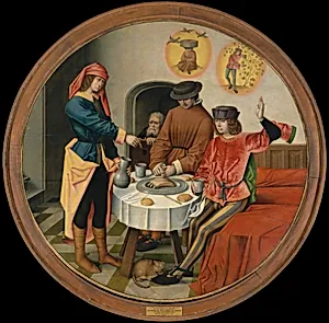 Joseph Interpreting the Dreams of His Fellow Prisoners by Master of the Story of Joseph
