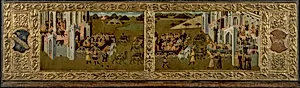 King Solomon and the Queen of Sheba by Master of Lecceto