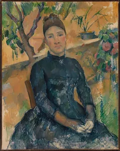 Madame Cézanne (Hortense Fiquet, 1850–1922) in the Conservatory
