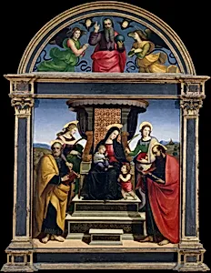 Madonna and Child Enthroned with Saints