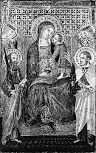 Madonna and Child Enthroned with Saints Peter and Paul and Angels by Lippo Vanni (Lippo Vanni di Giovanni)