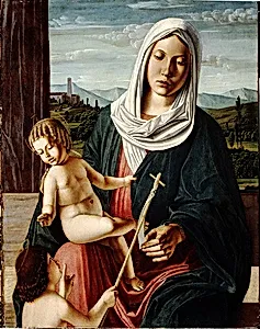 Madonna and Child with the Infant Saint John the Baptist by Michele da Verona (Michele di Zenone)