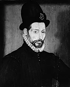 Portrait of a Man with a High Hat by French Painter