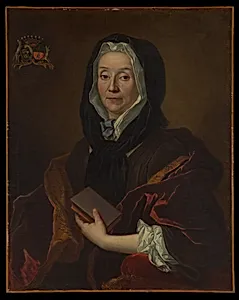 Portrait of a Woman Holding a Book