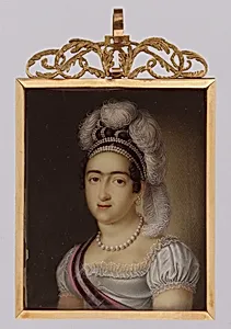 Princess María Francisca de Asis de Borbón and Her Son Infante Carlos Luis María Fernando de Borbón by Luis de la Cruz y Rios