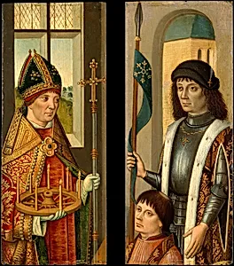 Saint Donatian; Saint Victor Presenting a Donor